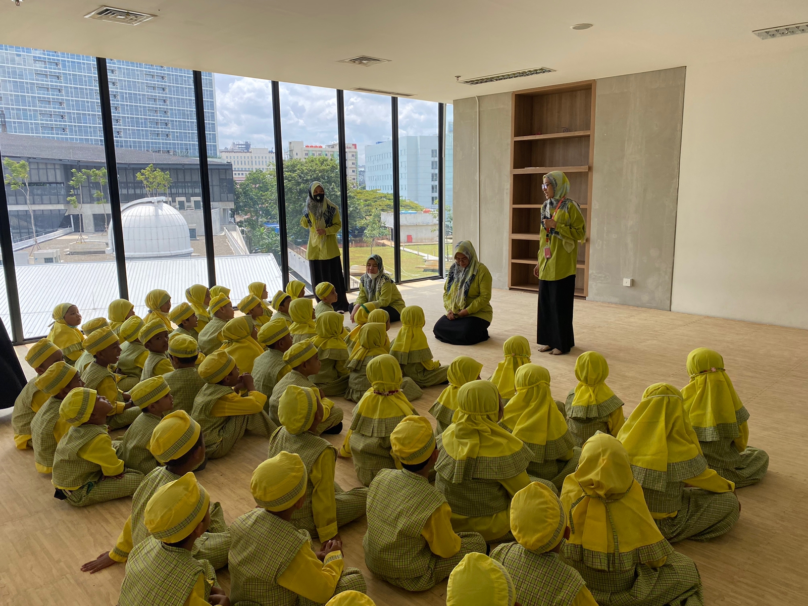 Kunjungan Dari RA As Sa'adah Area Perpustakaan Jakarta